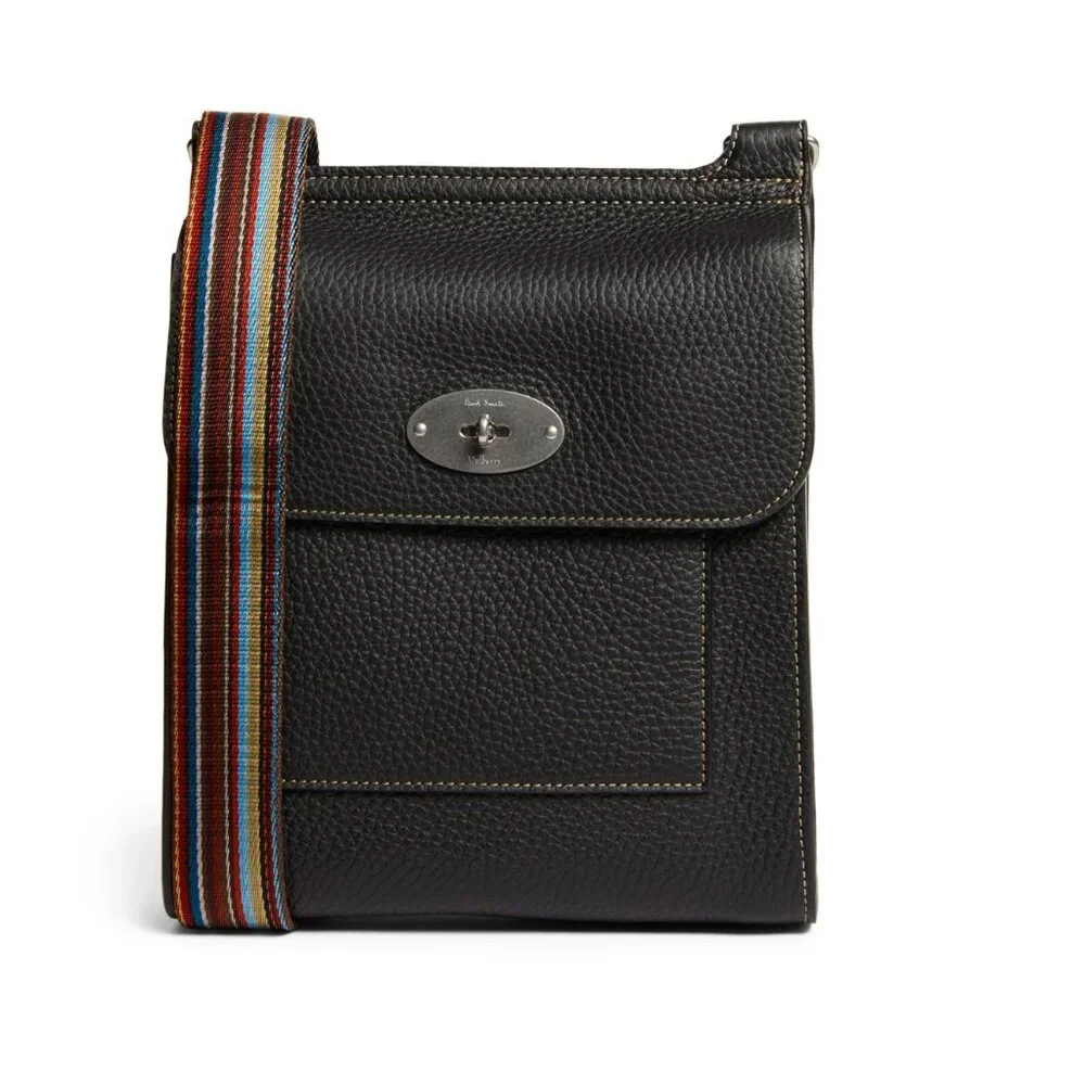 Mulberry x Paul Smith Antony in Black Grained Leather - Picture 1 of 7